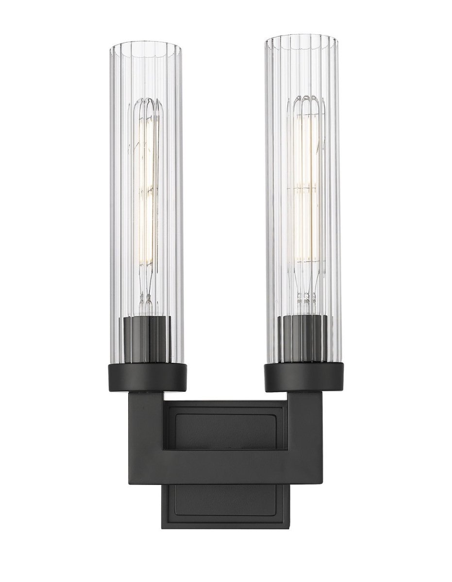 Applique murale Beau - Noir mat 2 by Z-Lite | Luminaires & cie