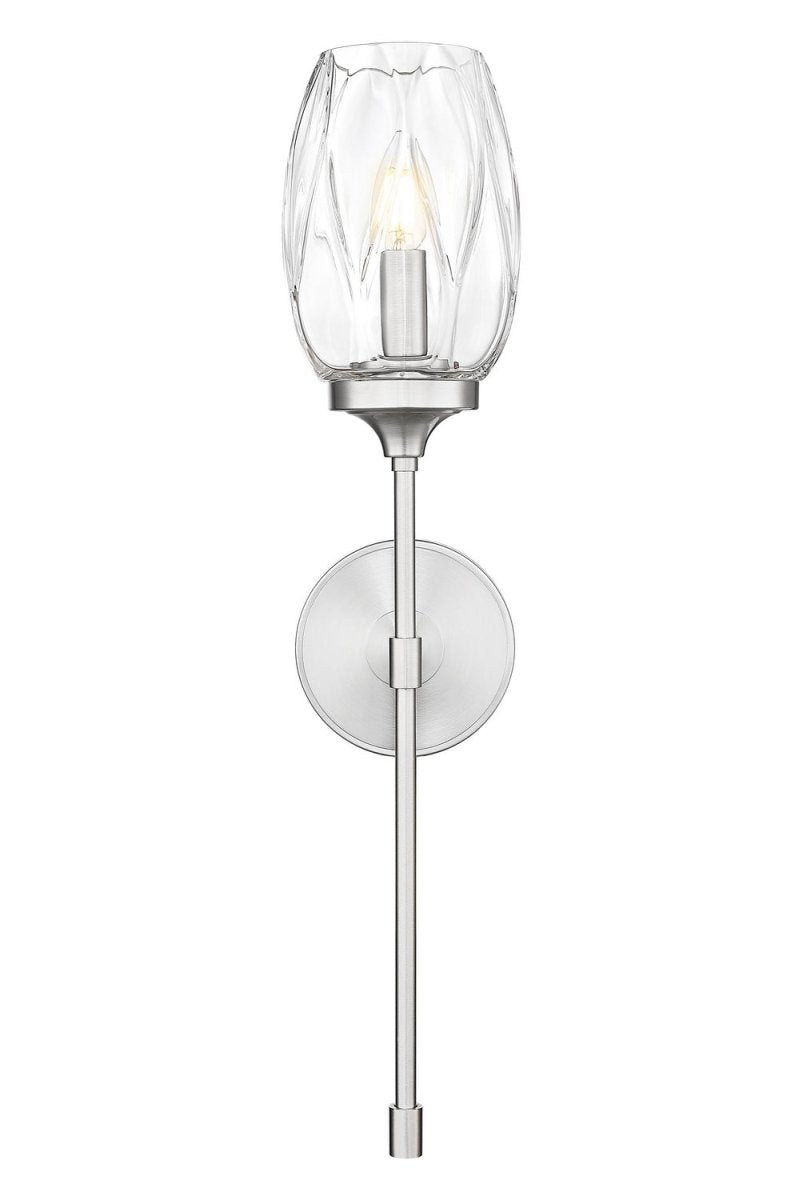 Applique murale Cassian - Nickel poli by Z-Lite | Luminaires & cie