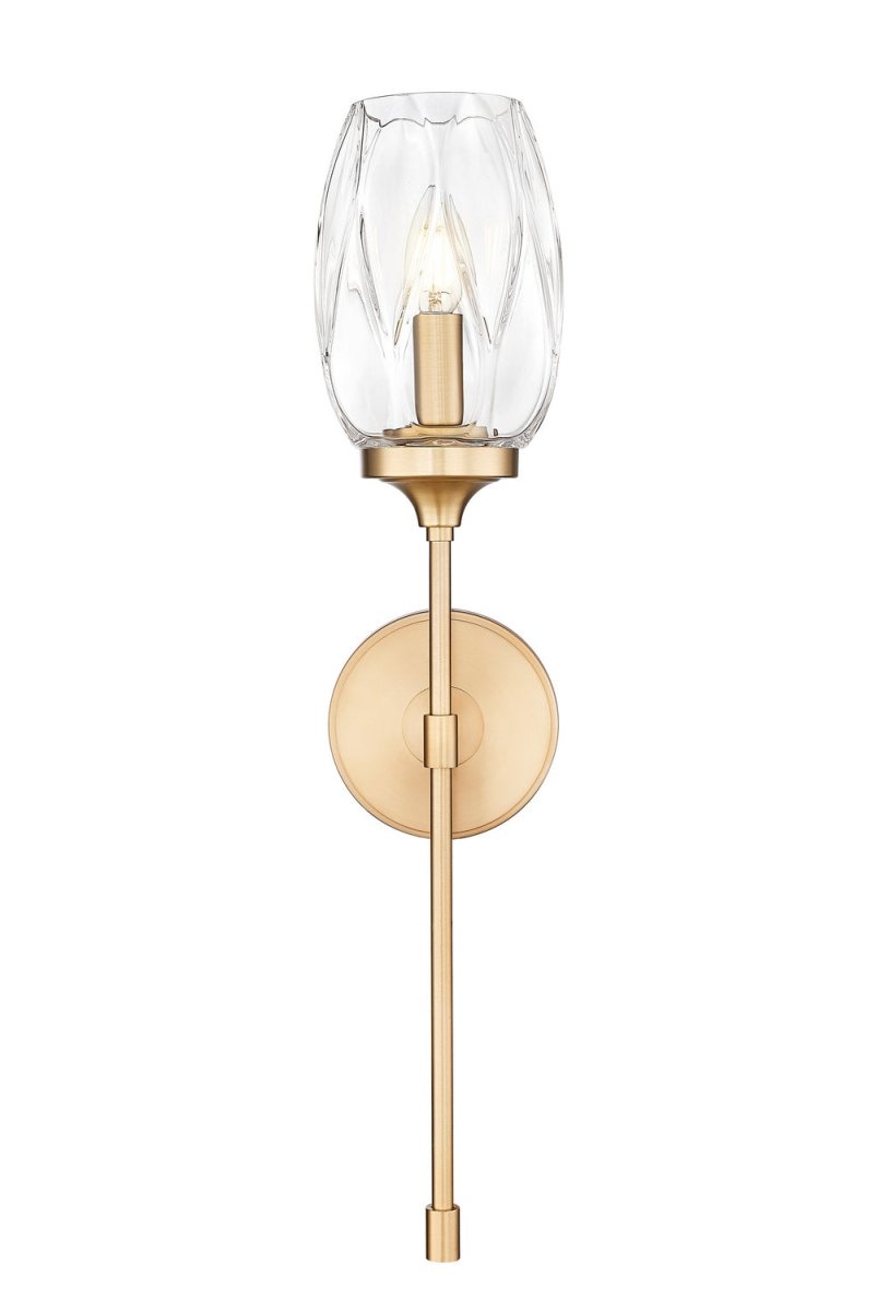 Applique murale Cassian - Nickel poli by Z-Lite | Luminaires & cie