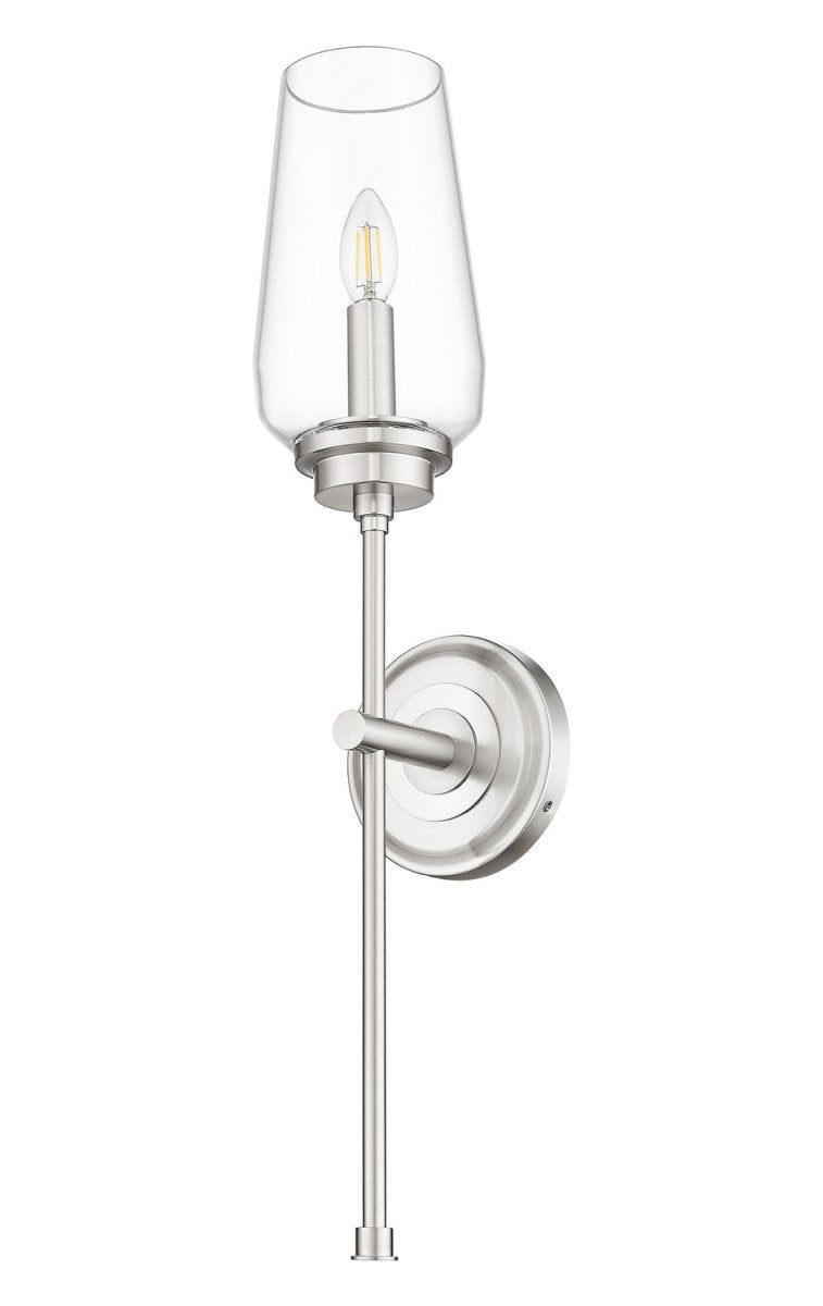 Applique murale Clara - Nickel poli by Z-Lite | Luminaires & cie