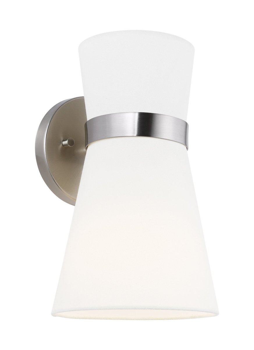Applique murale Clark - Nickel brossé by Visual Comfort Studio | Luminaires & cie