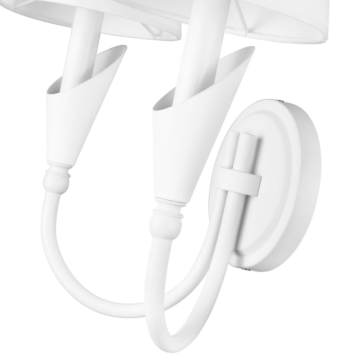 Applique murale Claudelle Blanc toundra, 14 1/2" – vue 4