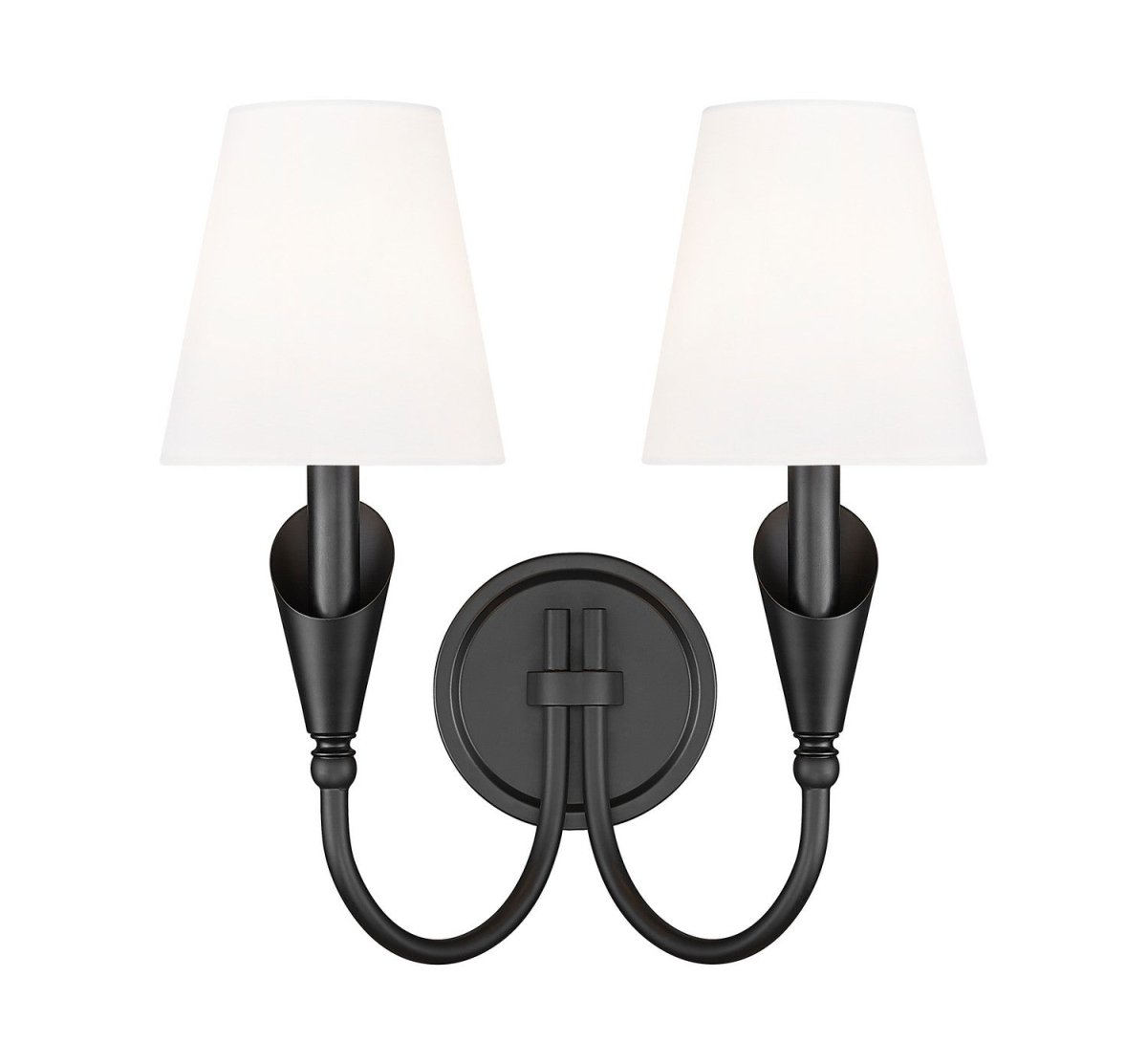Applique murale Claudelle - Blanc toundra + Or moderne 14 1/2" by Z-Lite | Luminaires & cie