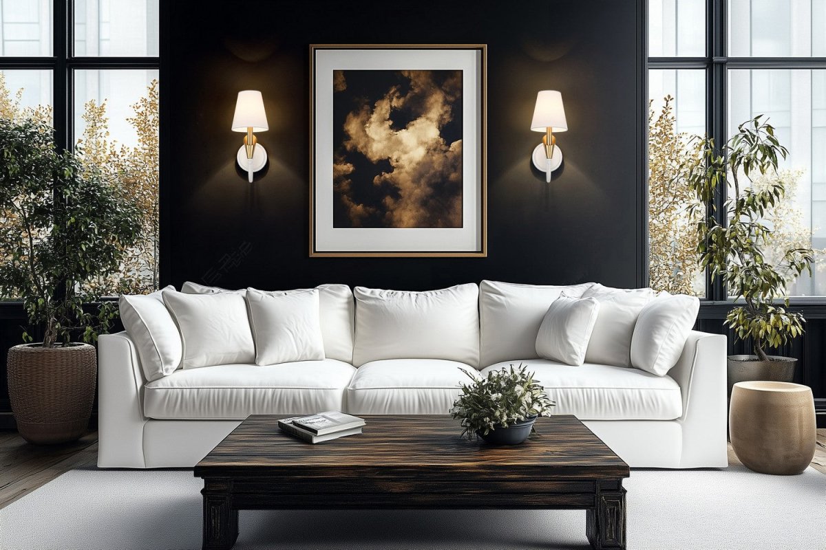 Applique murale Claudelle - Blanc toundra + Or moderne 14 1/2" by Z-Lite | Luminaires & cie