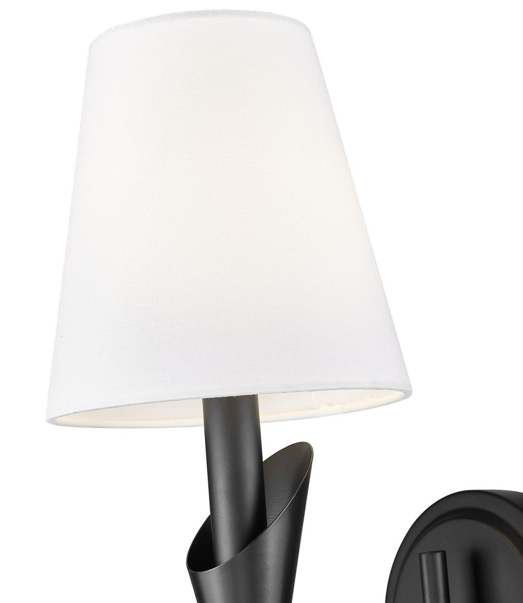 Applique murale Claudelle - Blanc toundra + Or moderne 14 1/2" by Z-Lite | Luminaires & cie