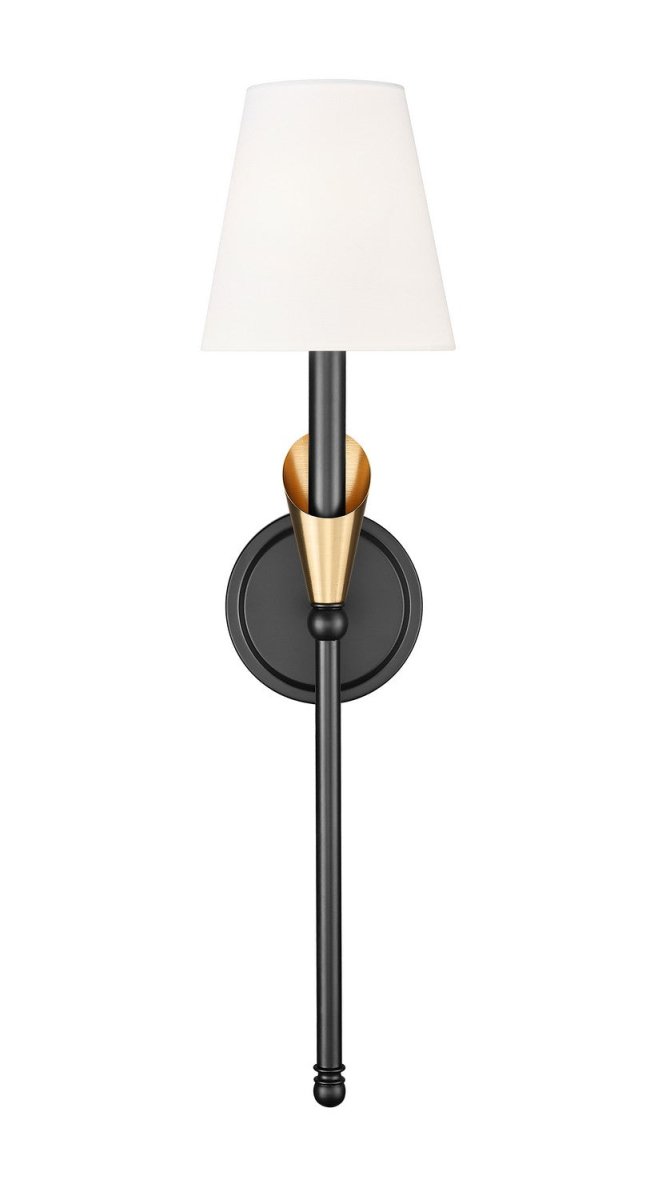 Applique murale Claudelle - Blanc toundra + Or moderne 14 1/2" by Z-Lite | Luminaires & cie