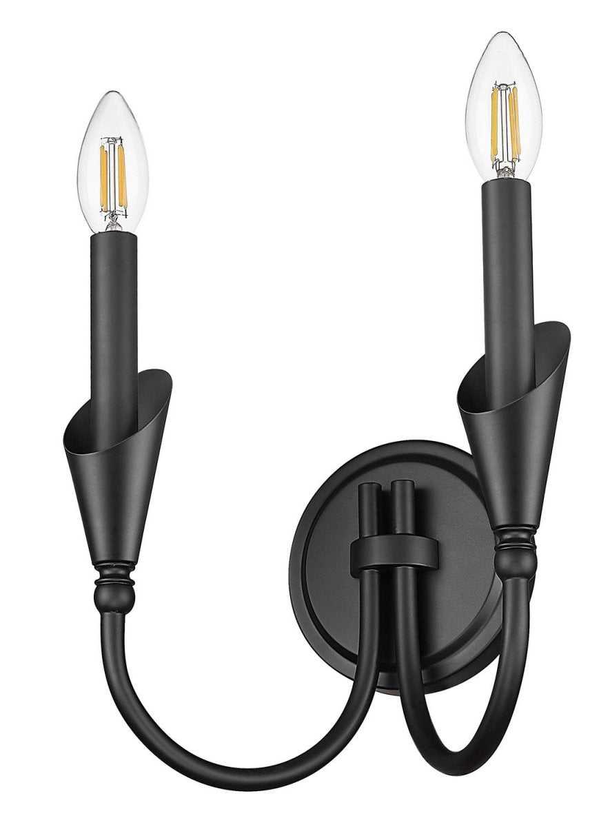 Applique murale Claudelle - Blanc toundra + Or moderne 14 1/2" by Z-Lite | Luminaires & cie