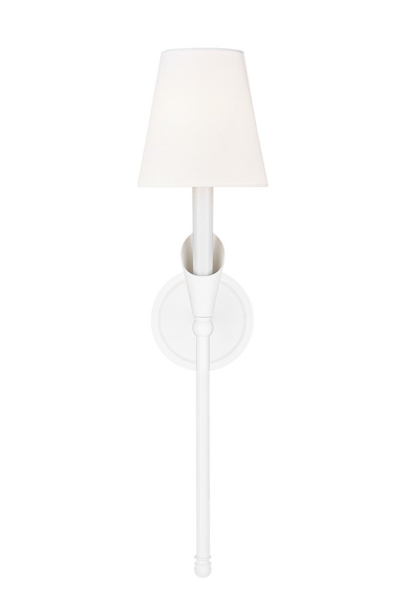 Applique murale Claudelle - Blanc toundra + Or moderne 14 1/2" by Z-Lite | Luminaires & cie