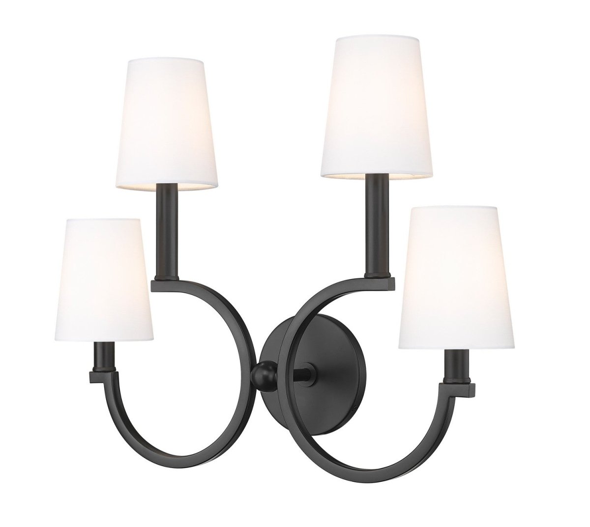 Applique murale Cordelia - Noir mat by Z-Lite | Luminaires & cie