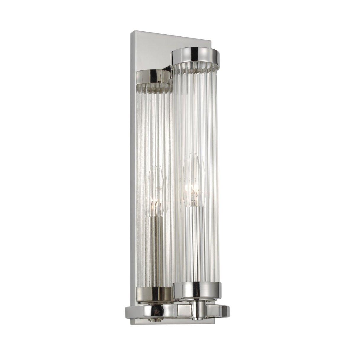 Applique murale Demi - Nickel poli by Visual Comfort Studio | Luminaires & cie
