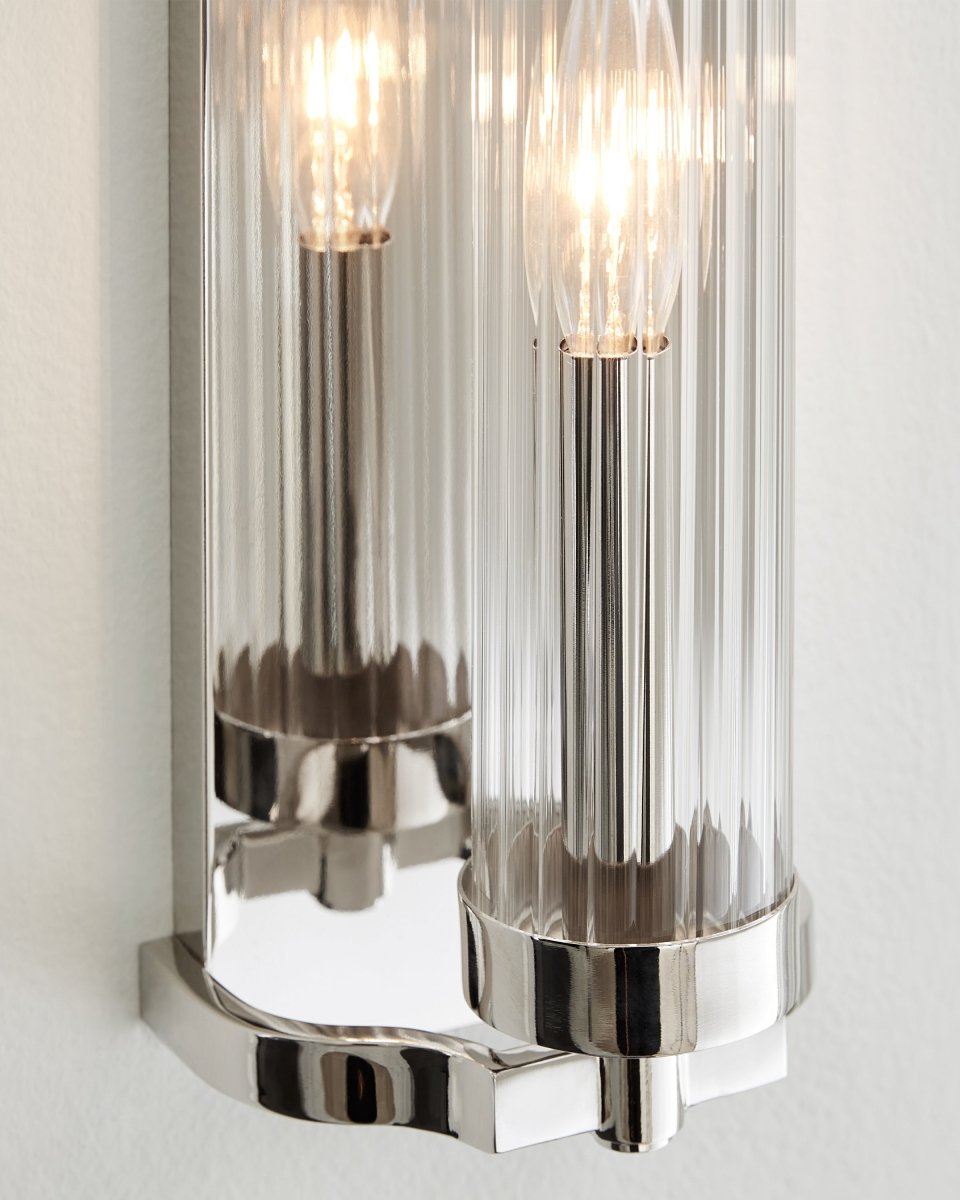 Applique murale Demi - Nickel poli by Visual Comfort Studio | Luminaires & cie