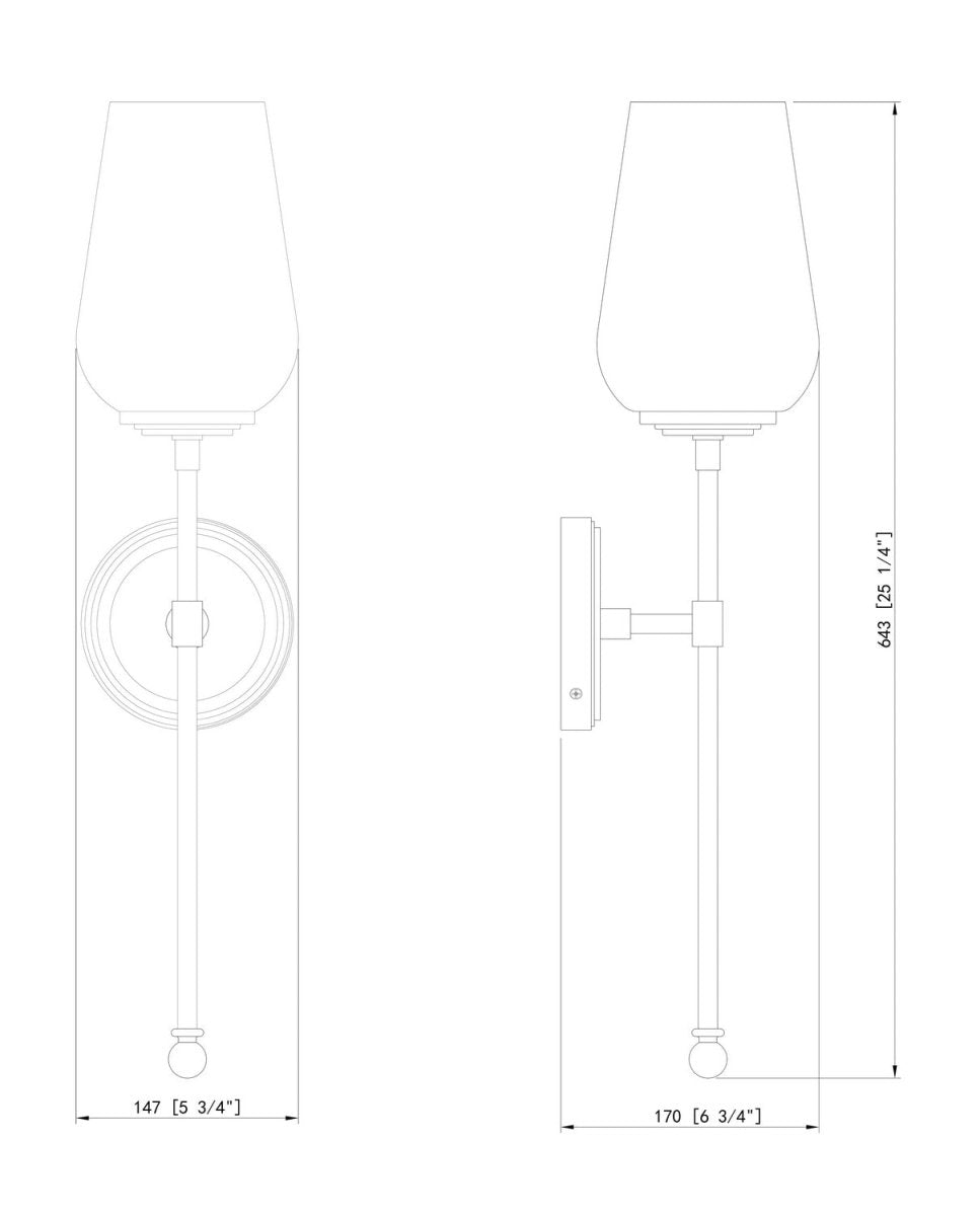 Applique murale Dominique - Nickel poli by Z-Lite | Luminaires & cie