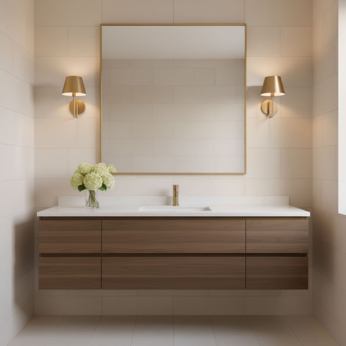 Applique murale Ender - Laiton satiné by Visual Comfort Studio | Luminaires & cie