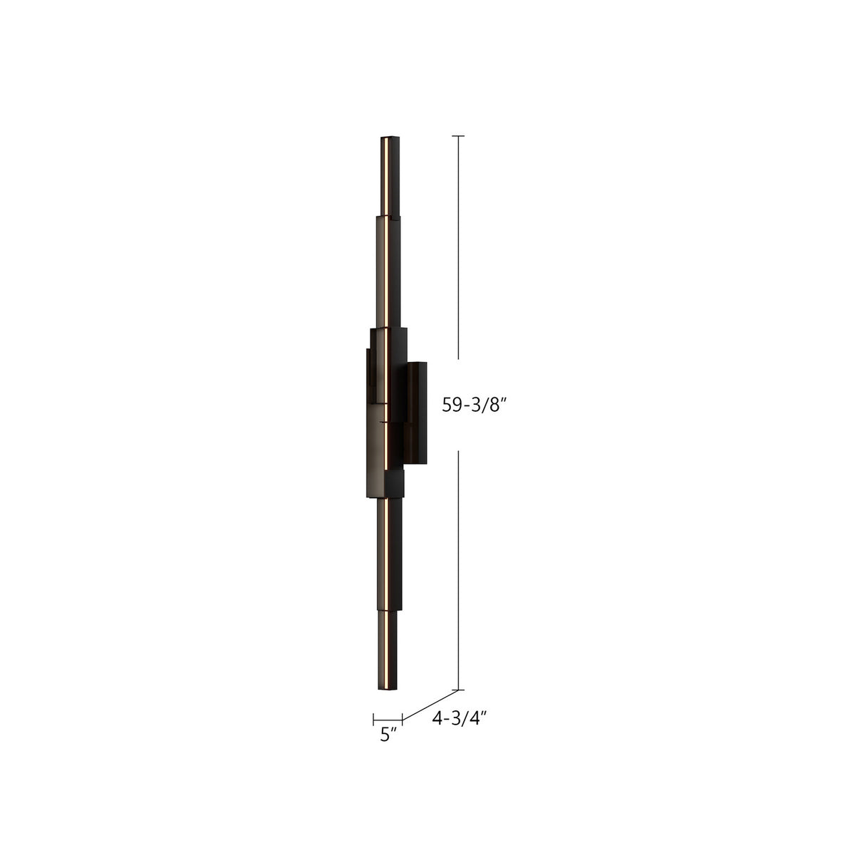 Applique murale Enzo 59 3/8", 120V – vue 4
