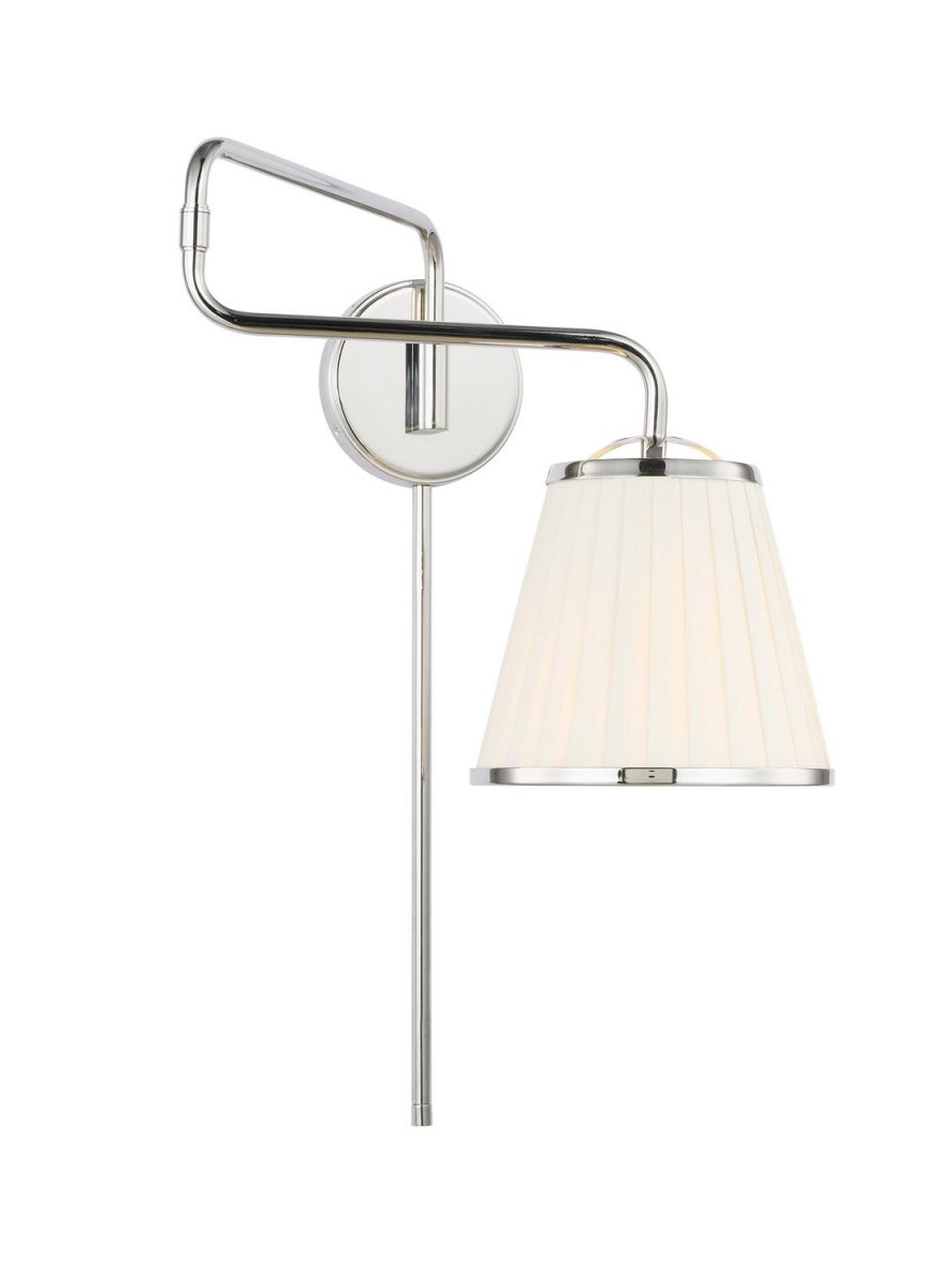 Applique murale Esther - Nickel poli by Visual Comfort Studio | Luminaires & cie