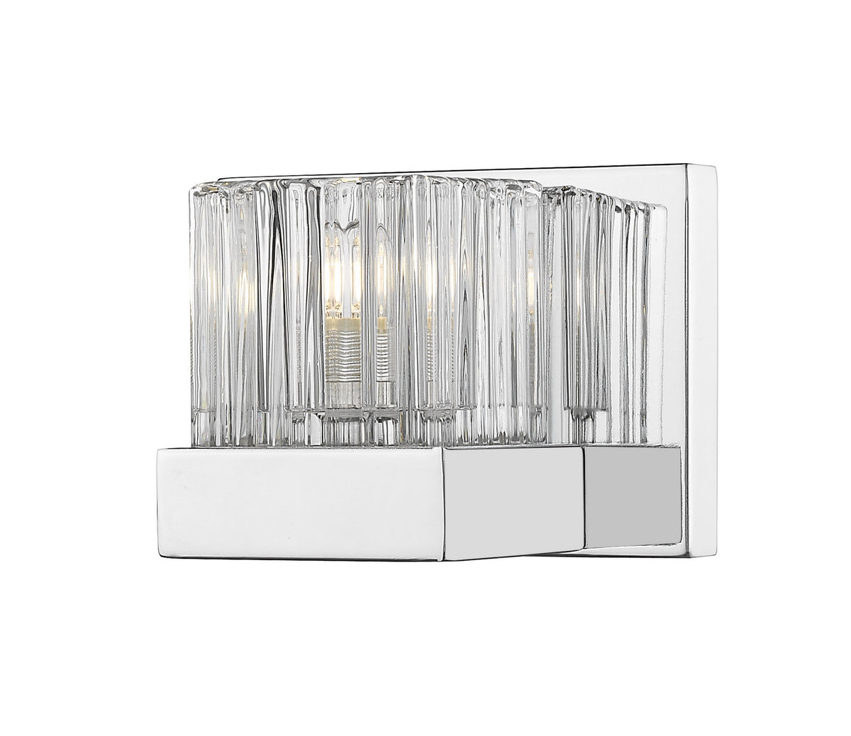 Applique murale Fallon Transparent strié + givré, --- – Z-Lite