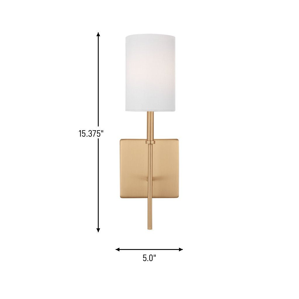 Applique murale Foxdale - Nickel brossé by Visual Comfort Studio | Luminaires & cie