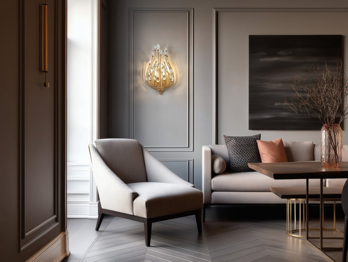 Applique murale Gabriella - Or moderne by Z-Lite | Luminaires & cie