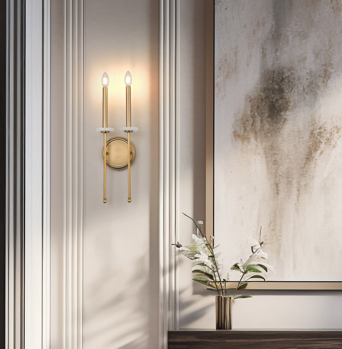 Applique murale Gaultier Or moderne, 7 1/2" – vue 7