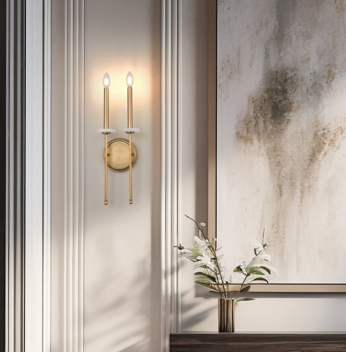Applique murale Gaultier - Or moderne 7 1/2" by Z-Lite | Luminaires & cie