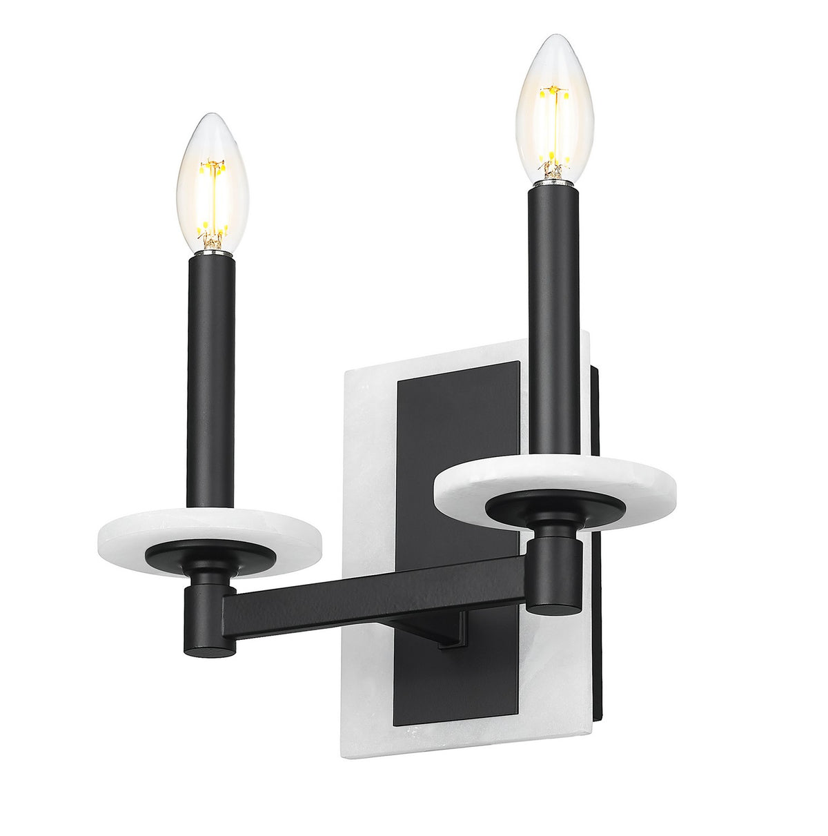 Applique murale Kaden Noir mat, 11" – vue 3