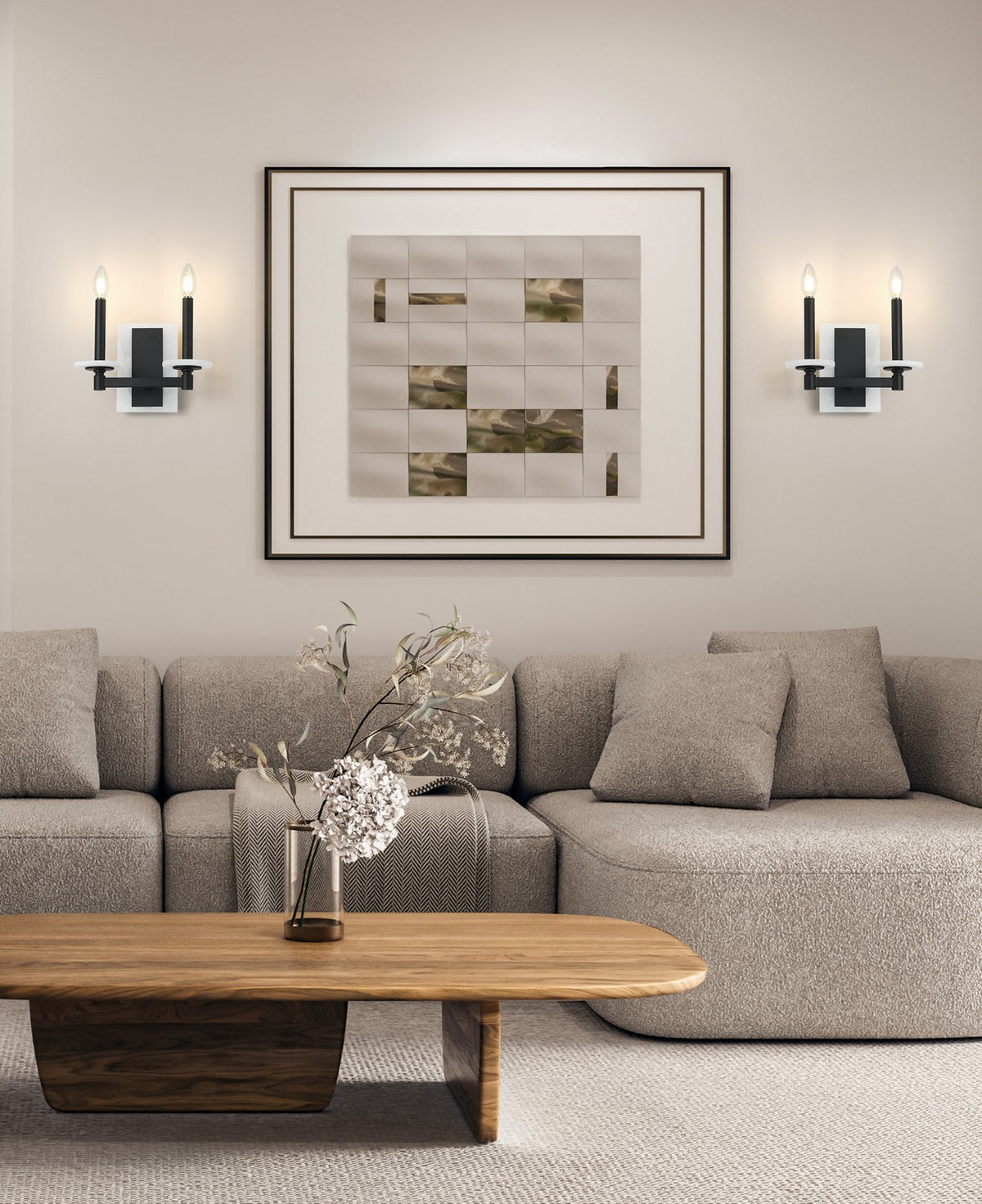 Applique murale Kaden Noir mat, 11" – vue 6