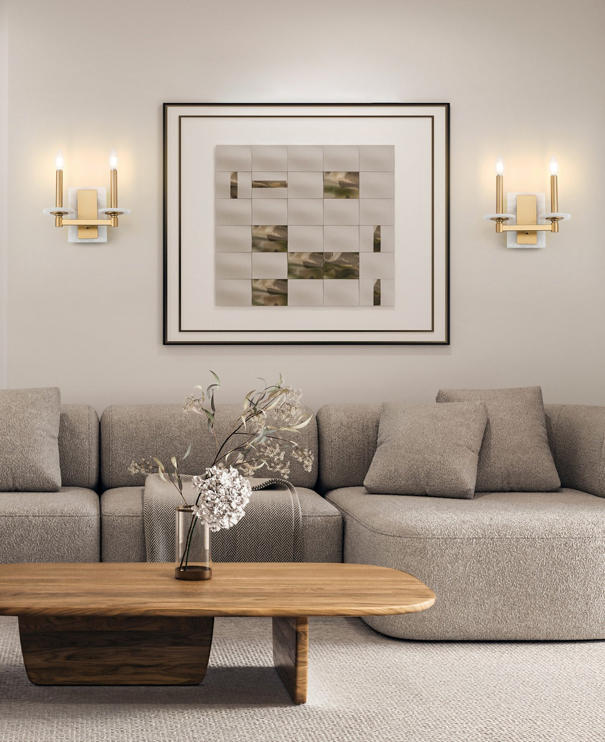 Applique murale Kaden Or moderne, 11" – vue 6