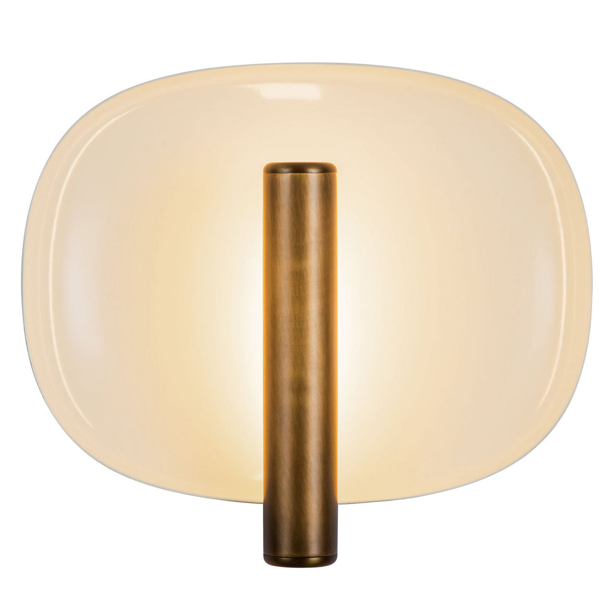 Applique murale Lustre Blanc nacré / Laiton vieilli – Kuzco Lighting