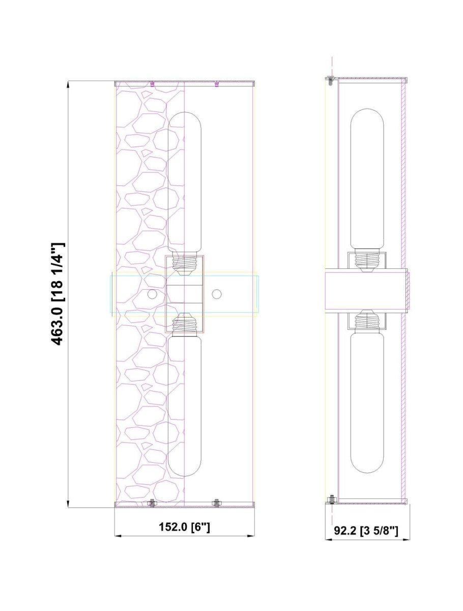 Applique murale Meridian - Laiton frotté 12" by Z-Lite | Luminaires & cie