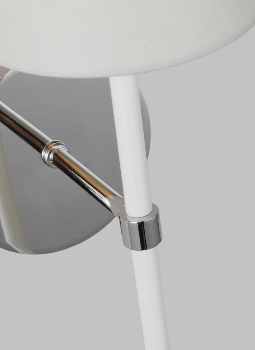 Applique murale Monroe - Régulier Nickel poli 2 by Visual Comfort Studio | Luminaires & cie