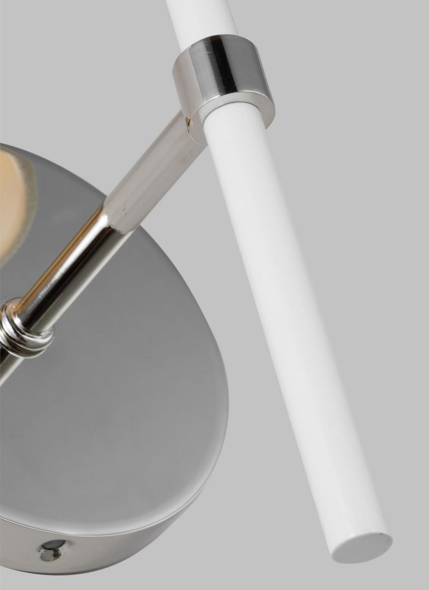 Applique murale Monroe - Régulier Nickel poli 2 by Visual Comfort Studio | Luminaires & cie