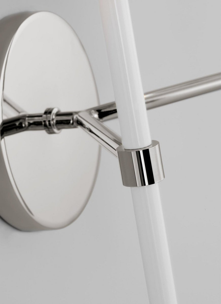Applique murale Monroe - Régulier Nickel poli 2 by Visual Comfort Studio | Luminaires & cie