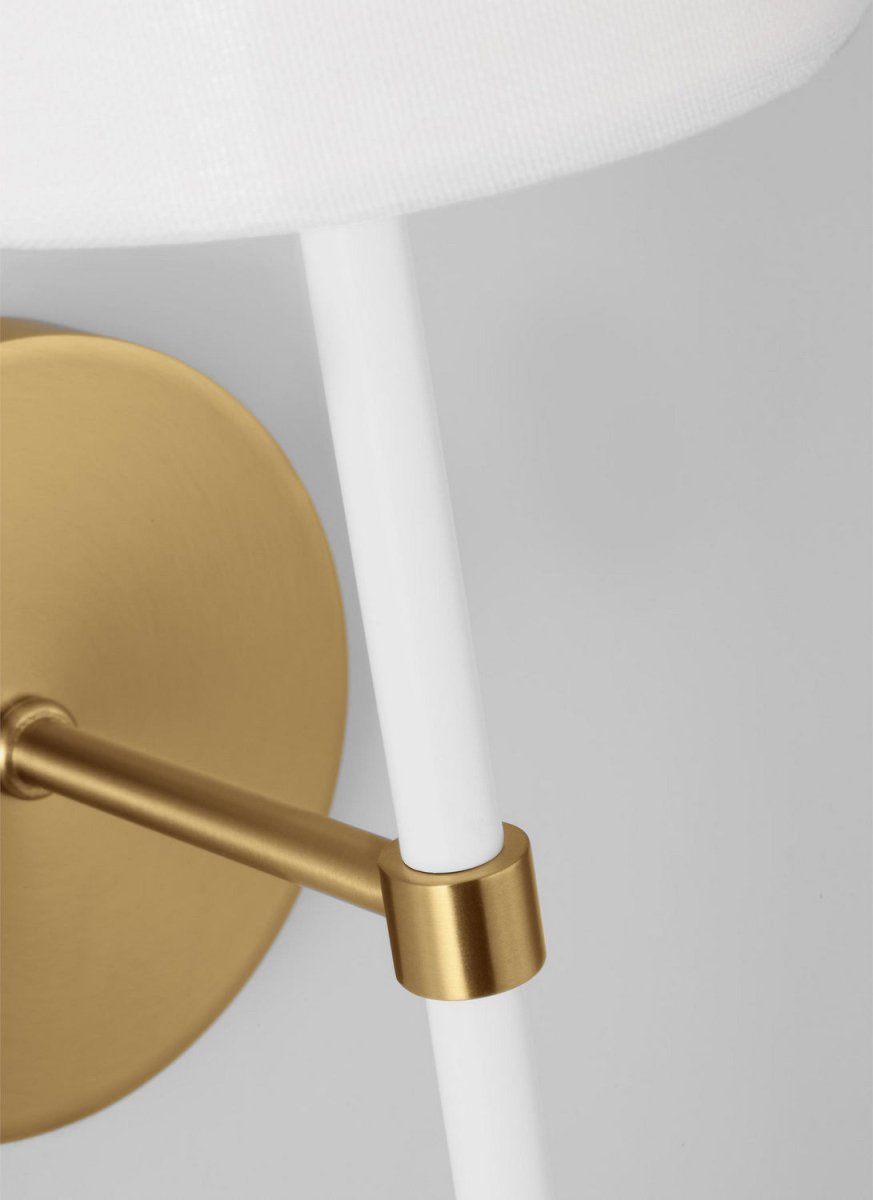 Applique murale Monroe - Régulier Nickel poli 2 by Visual Comfort Studio | Luminaires & cie