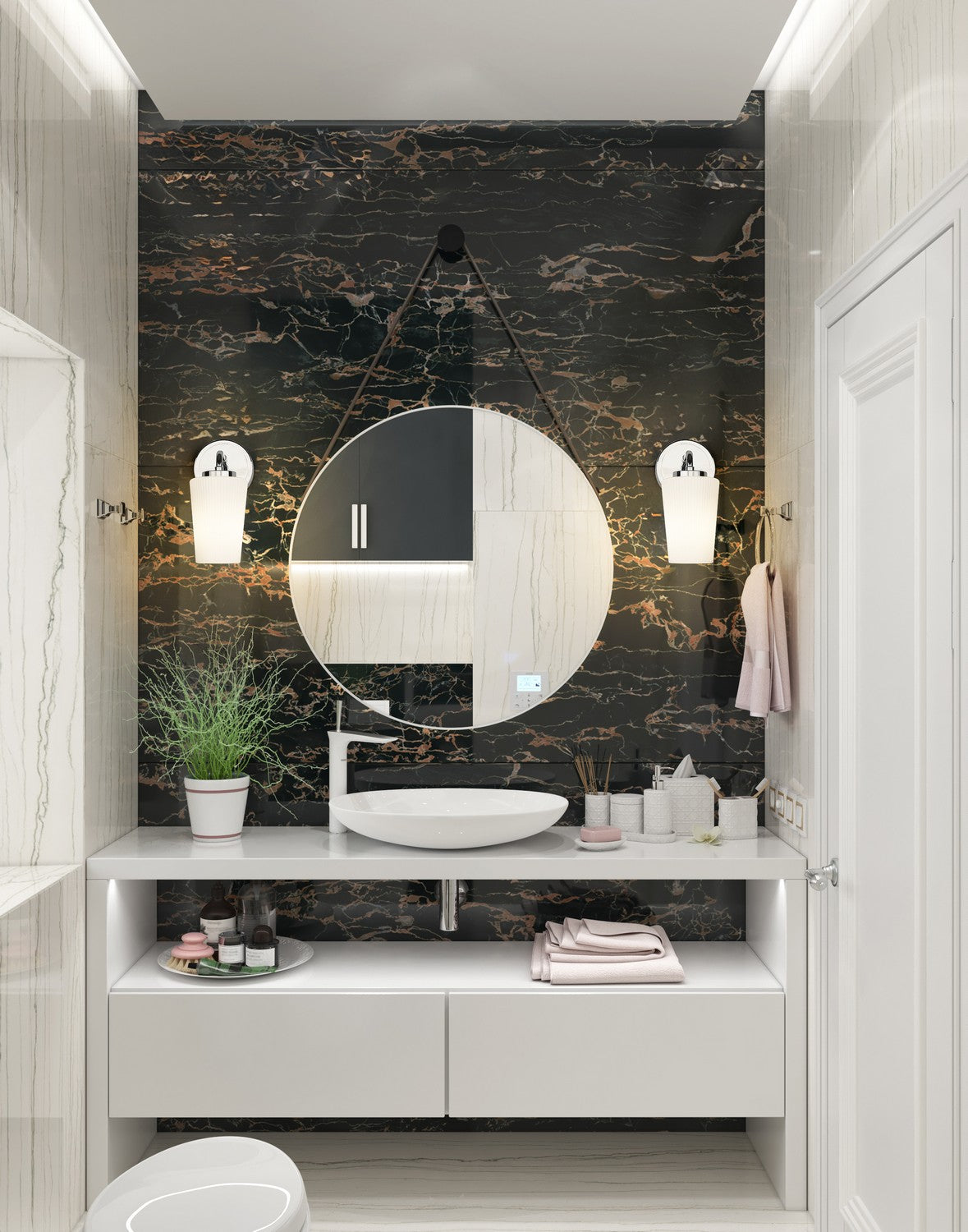 Applique murale Montford Chrome – vue 7