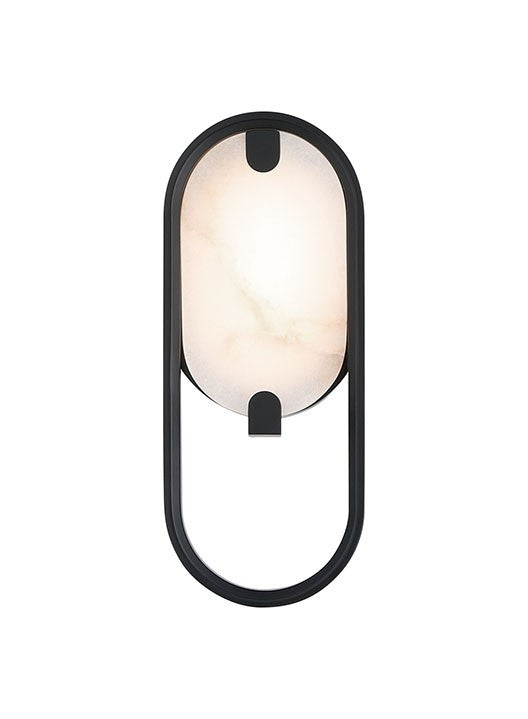Applique murale Noga Noir mat, 4 1/8" – Eurofase