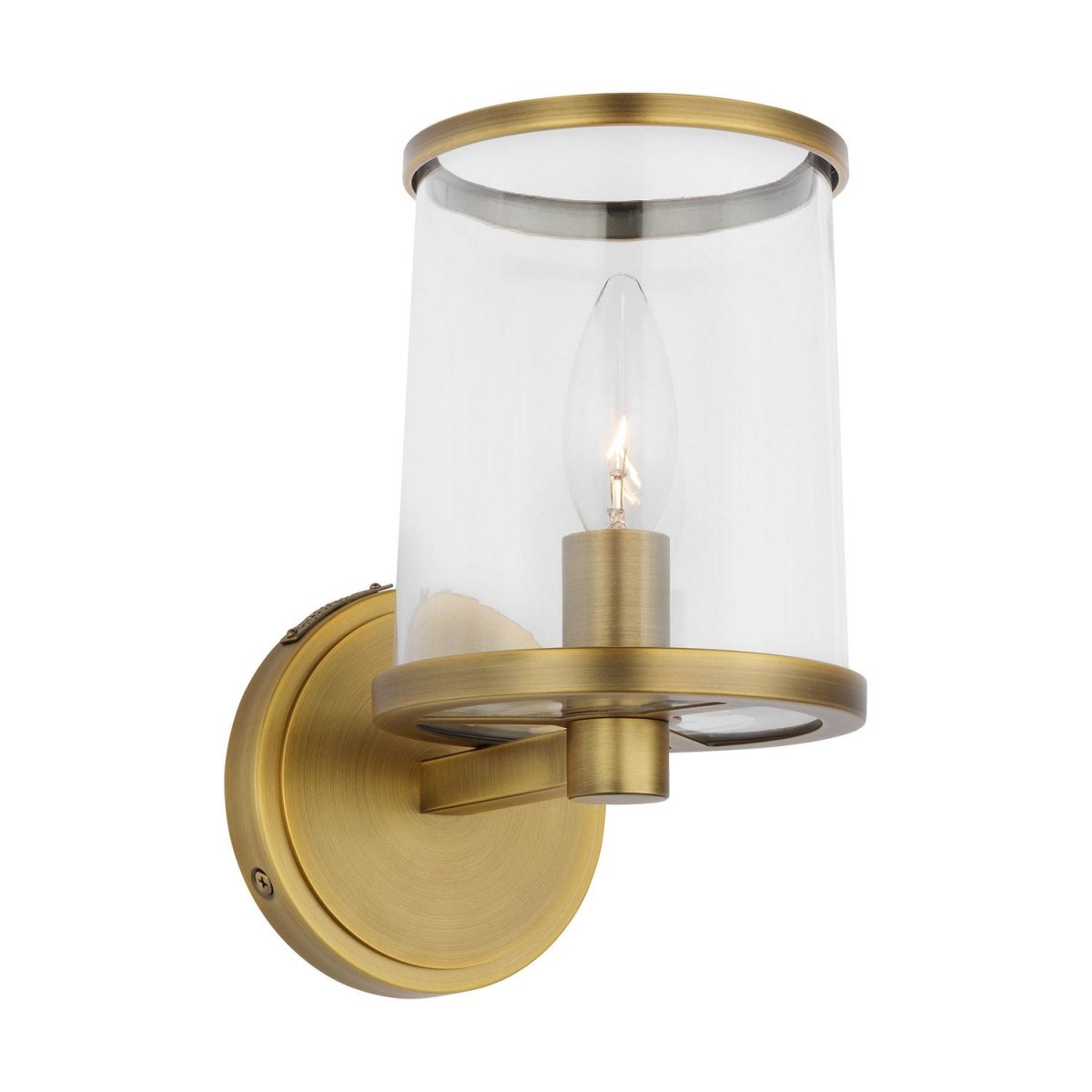 Applique murale Reynolds - Laiton vieilli dans le temps by Visual Comfort Studio | Luminaires & cie