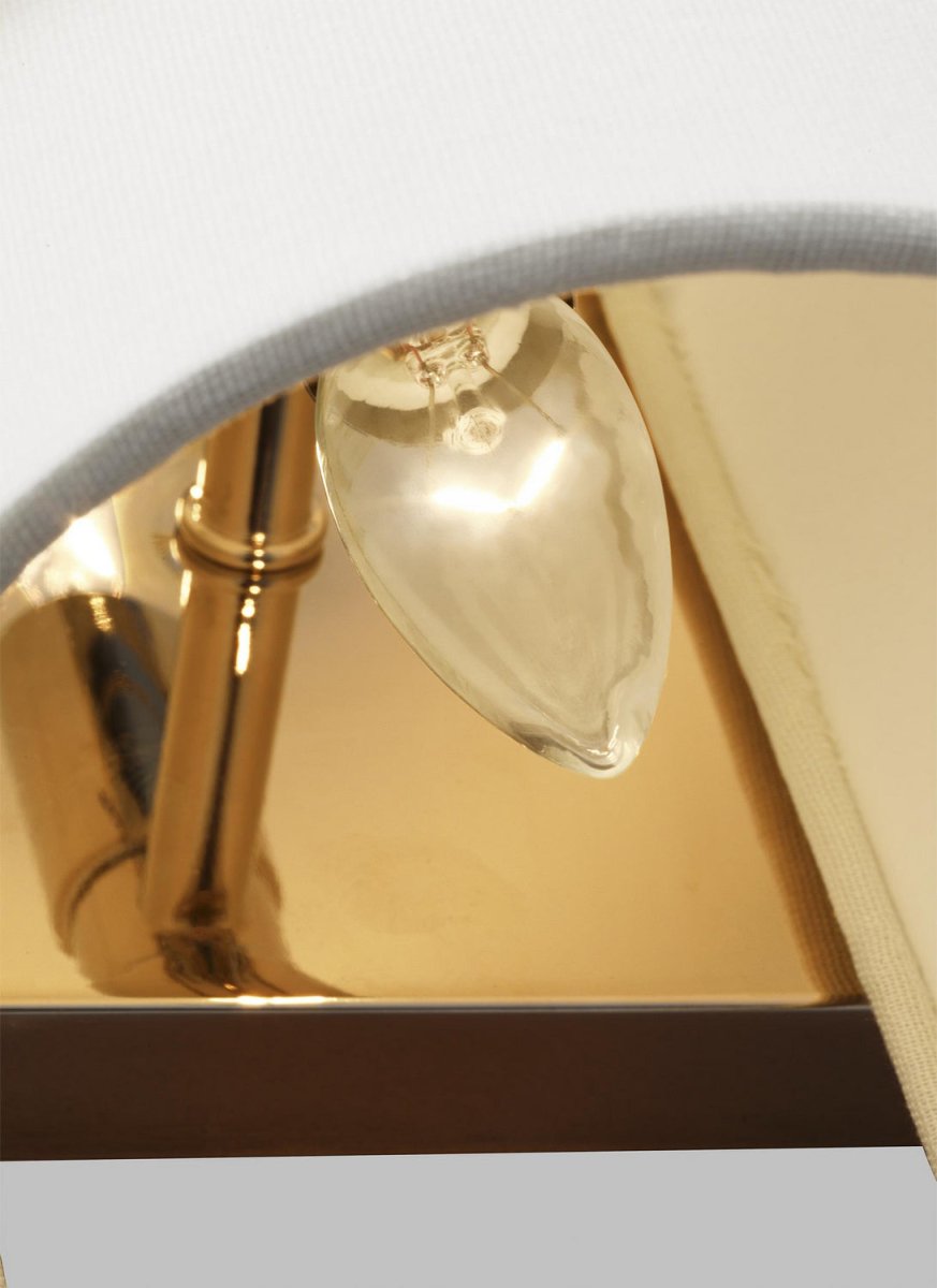 Applique murale Sawyer - Nickel poli by Visual Comfort Studio | Luminaires & cie