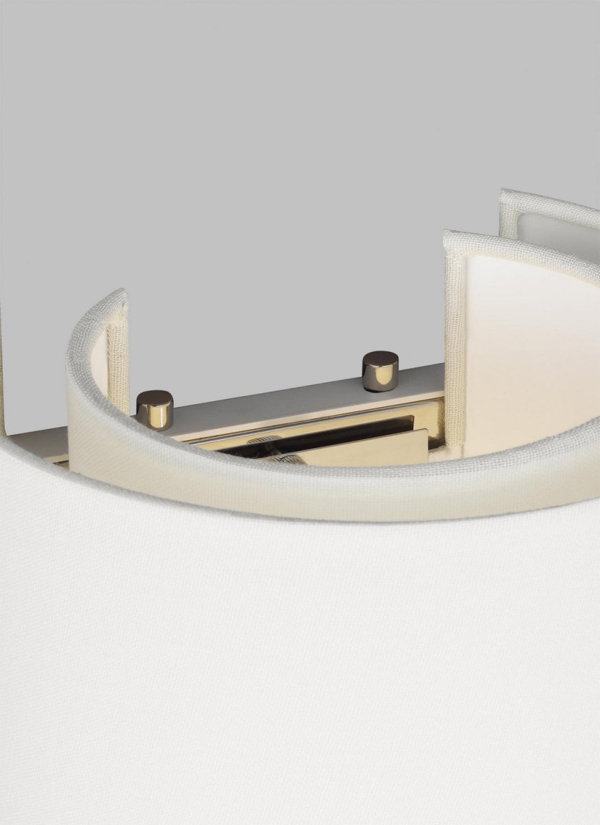 Applique murale Sawyer - Nickel poli by Visual Comfort Studio | Luminaires & cie