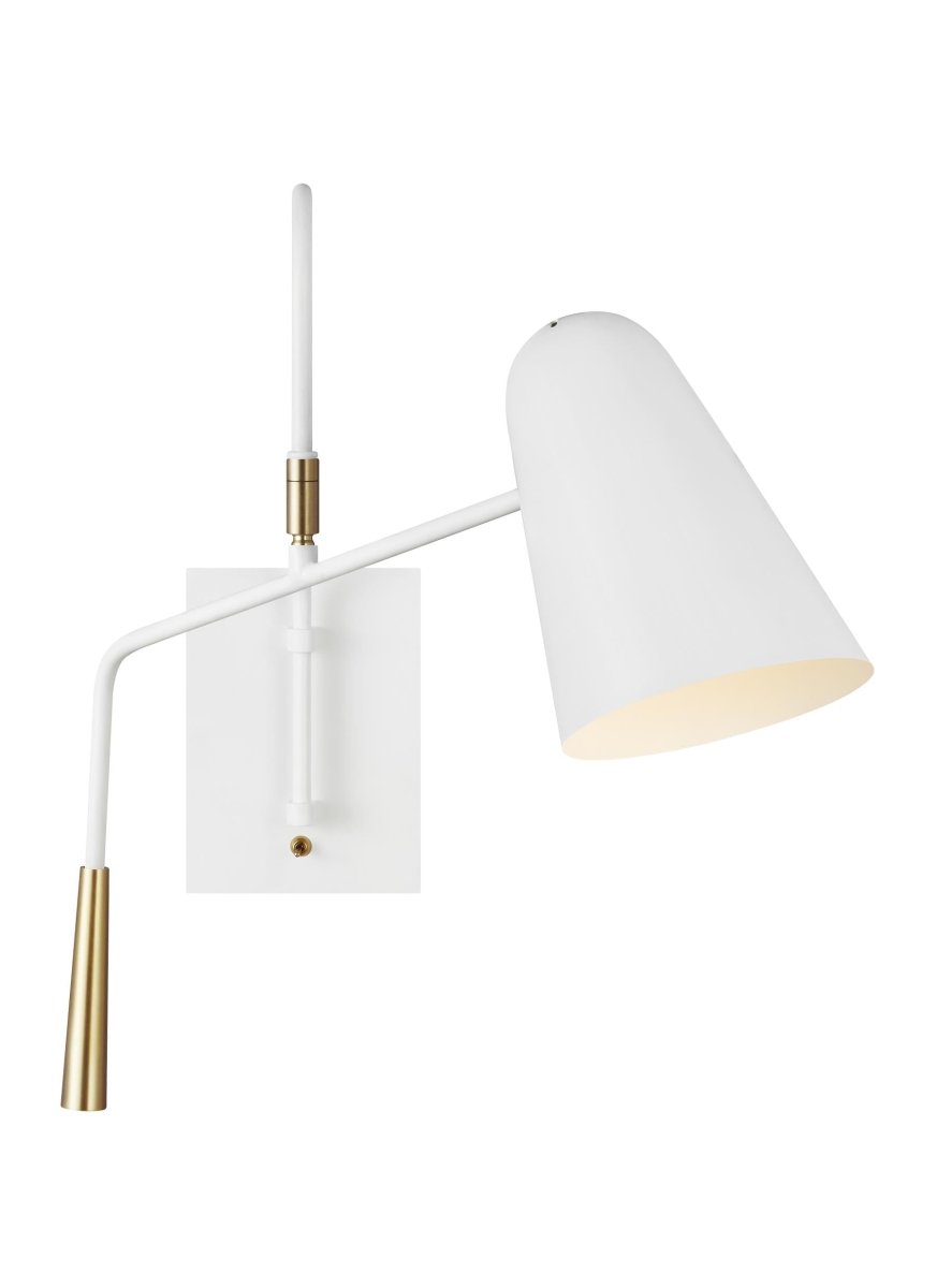 Applique murale Simon - Blanc mat by Visual Comfort Studio | Luminaires & cie