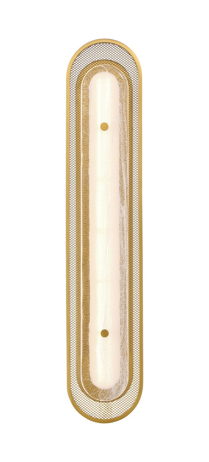 Applique murale Tramore Or, Verre argenté, 30" – Eurofase