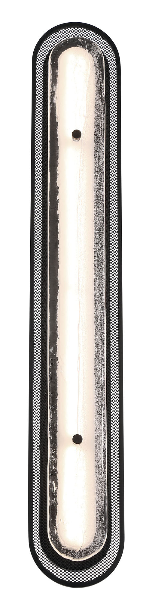 Applique murale Tramore Noir mat, Verre argenté, 38" – vue 2