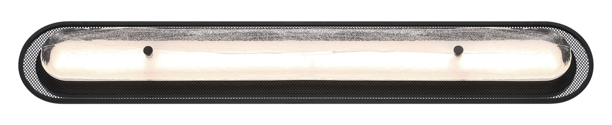 Applique murale Tramore Noir mat, Verre argenté, 38" – vue 5