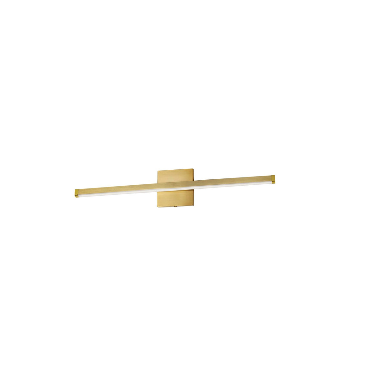 Barre d'éclairage de salle de bain Annita — 1.5" Vers le bas, Laiton vieilli, 23 3/4" – Dainolite