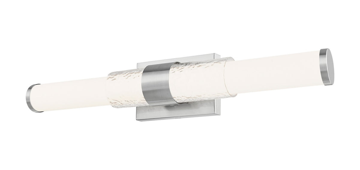 Barre d'éclairage de salle de bain Egon Nickel brossé, 25" – vue 2