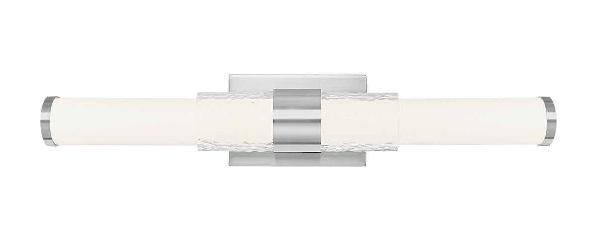 Barre d'éclairage de salle de bain Egon Nickel brossé, 25" – vue 3