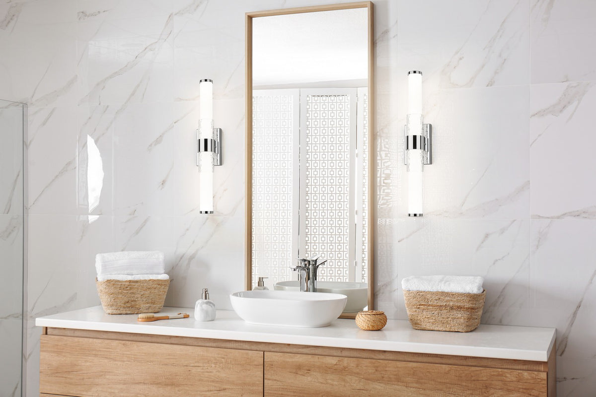 Barre d'éclairage de salle de bain Egon Chrome, 25" – vue 7