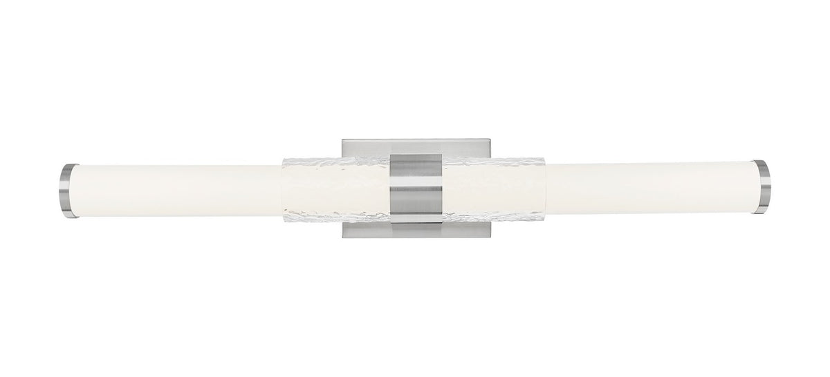 Barre d'éclairage de salle de bain Egon Nickel brossé, 32" – vue 3