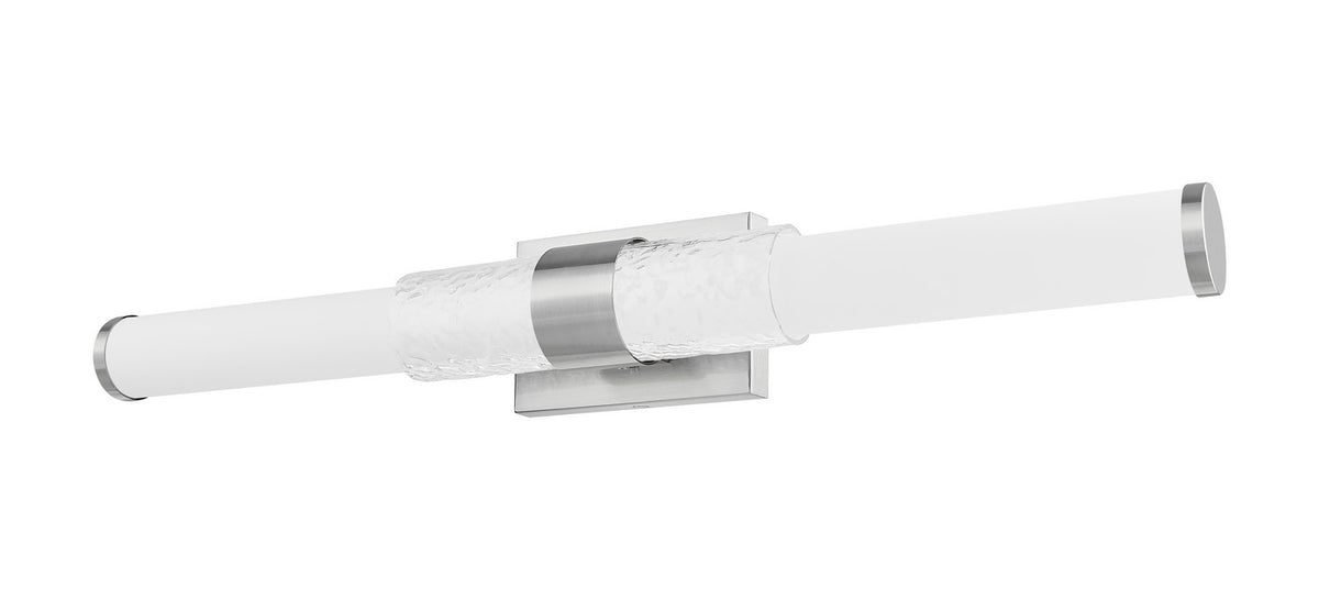 Barre d'éclairage de salle de bain Egon Nickel brossé, 32" – vue 5