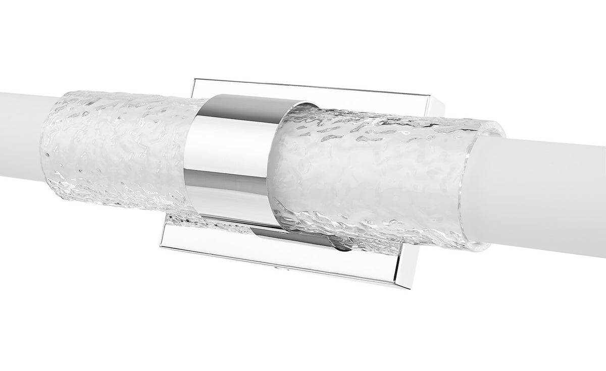 Barre d'éclairage de salle de bain Egon Chrome, 32" – vue 4