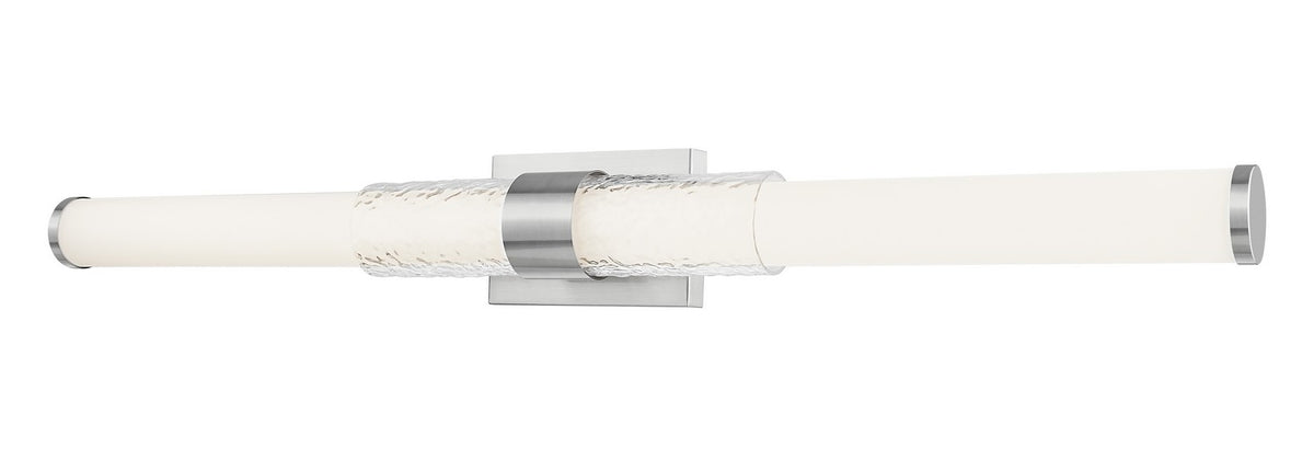 Barre d'éclairage de salle de bain Egon Nickel brossé, 40" – Z-Lite